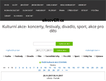 Tablet Screenshot of akcevcr.cz